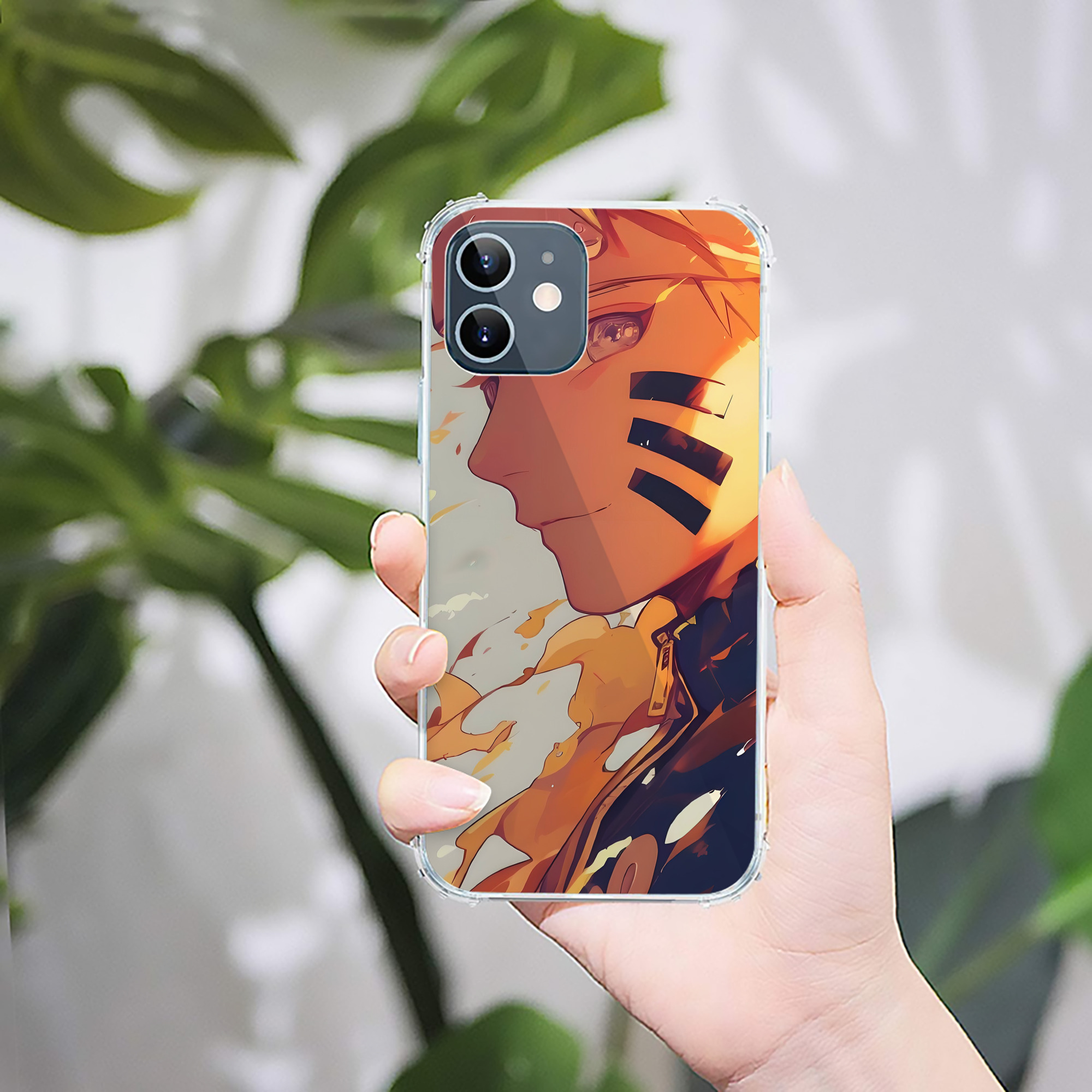 （画像用） NARUTO -ナルト- NARUTO -ナルト- 疾風伝 【iPhone 12シリーズ対応】透明スマホケース（クリアソフトケース）